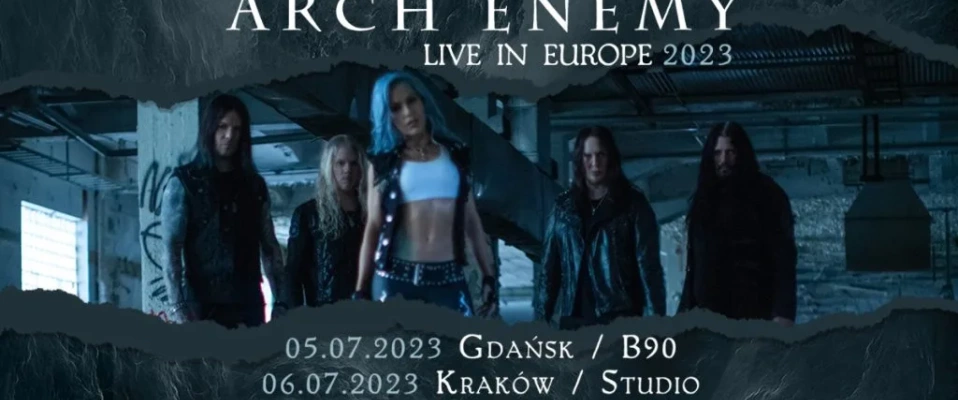 Arch Enemy na dwóch koncertach w Polsce