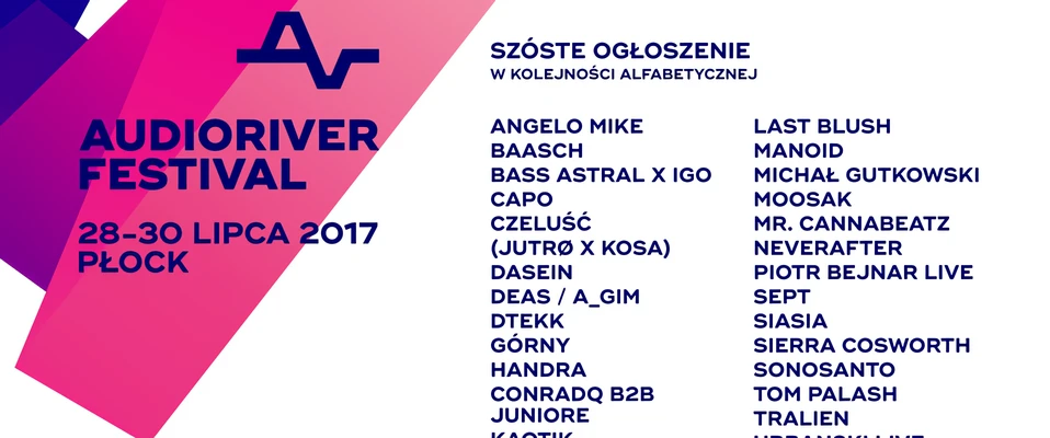 Polska obsada plażowej części Audioriver 2017